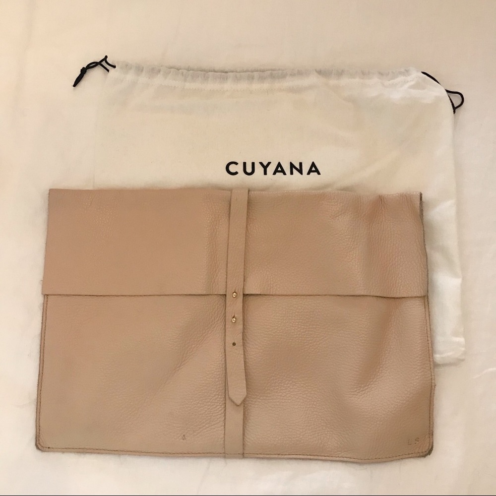 Cuyana blush pink 15” laptop case